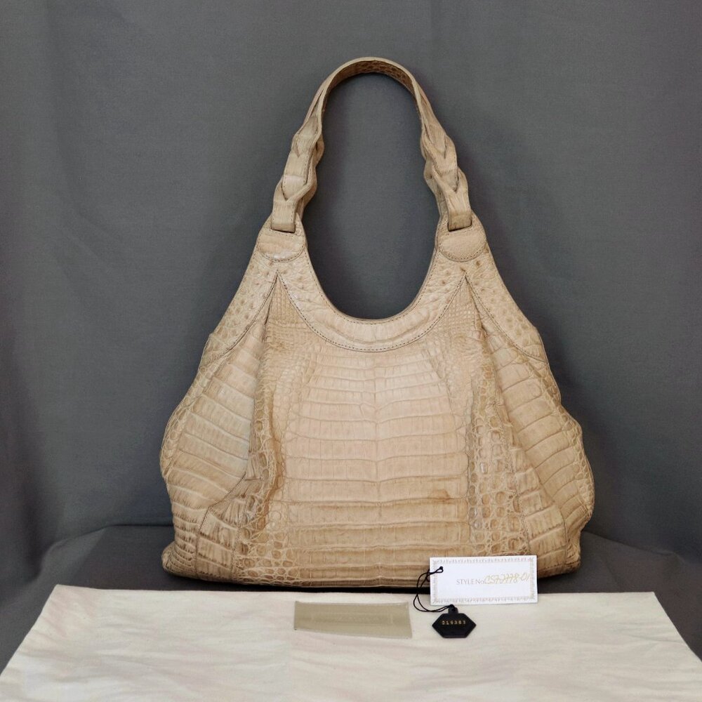 Nancy Gonzalez Genuine Crocodile Exotic Leather Handbag